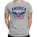 America 1776 Eagle Patriotic Men's T-shirt