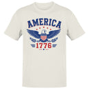 America 1776 Eagle Patriotic Men's T-shirt