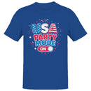USA Party Mode On Patriotic Men's T-shirt