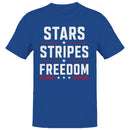 Stars Stripes Freedom Patriotic Men's T-shirt
