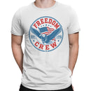 Freedom Crew Eagle American Flag Men's T-shirt