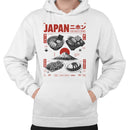 Japan Food Ramen Sushi Takoyaki Men's Hoodie