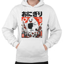 Onigiri Kaiju Monster Art Men's Hoodie