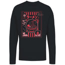 Japanese Ramen Noodle Stamp Men's Long Sleeve Shirt