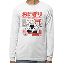 Onigiri Kawaii Japanese Rice Ball Men's Long Sleeve Shirt