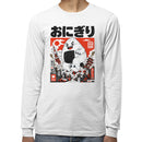 Onigiri Kaiju Monster Japanese Art Men's Long Sleeve