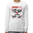 Japan Food Ramen Sushi Takoyaki Men's Long Sleeve Shirt