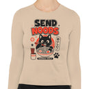 Send Noods Cat Ramen Women's Long Sleeve T-shirt