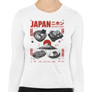 Japan Food Ramen Sushi Takoyaki Women's Long Sleeve