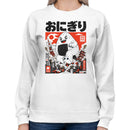 Onigiri Kaiju Monster Art Women's Sweatshirt