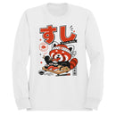 Cute Red Panda Eating Women's Sweatshirt