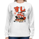 Cute Red Panda Eating Women's Sweatshirt