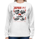 Japan Food Ramen Sushi Takoyaki Women's Sweatshirt