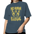 No Human Is Illegal Handcuffs Women's T-shirt