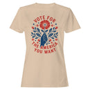 Vote For The America You Want Floral Women's T-shirt