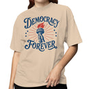 Democracy Forever Liberty Torch Women's T-shirt