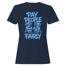 Women's T-shirt - Wage Equality Slogan