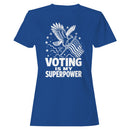 Voting Is My Superpower Eagle Women's T-shirt