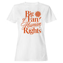 Human Rights Floral Lettering Women's T-shirt