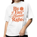 Human Rights Floral Lettering Women's T-shirt