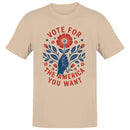 Vote For The America You Want Floral Art Men's T-shirt