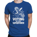 Voting Is My Superpower Eagle Men's T-shirt