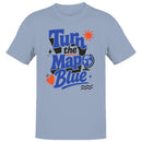 Turn the Map Blue Motivational Men's T-shirt