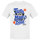 Turn the Map Blue Motivational Men's T-shirt