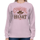 Cowgirl By Heart Women's Sweatshirt with Stars
