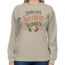 Magnolia Floral Women's Sweatshirt