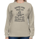 Serving Looks & Sweet Tea Cowgirl Music Women's Hoodie