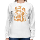 Women's Western Cowgirl Sweatshirt - Sassy & Classy