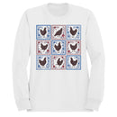 Farmhouse Chicken Floral Women's Sweatshirt