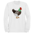 Vintage Chicken Motif Women's Sweatshirt