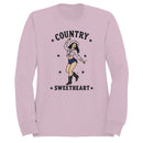 Country Sweetheart Western Pinup Women's Sweatshirt