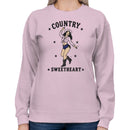 Country Sweetheart Western Pinup Women's Sweatshirt