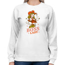 Boss Lady Retro Cowgirl Women's Sweatshirt