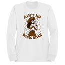 Ain't No Basic Bitch Retro Cowgirl Women's Sweatshirt