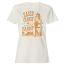 Women's T-shirt: Sassy Classy & Farmy Cowgirl
