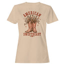 Women's T-shirt American Sweetheart Cowboy Boots Floral