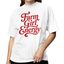 Farm Girl Energy Motivational Women's T-shirt