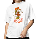 Boss Lady Retro Cowgirl Women's T-shirt