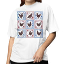 Farmhouse Chicken Floral Women's T-shirt