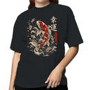 Good Fortune Koi Fish Japanese Art T-shirt