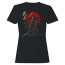 Samurai Bushi with Katana Red Sun Women's T-shirt