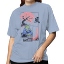 Zen Frog Sakura Tree Women's T-shirt