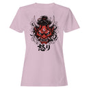 Japanese Oni Mask Anger Kanji Women's T-shirt