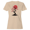 Cherry Blossom Tree Red Sun Women's T-shirt
