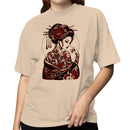 Japanese Geisha Koi Tattoo Women's T-shirt