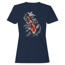 Japanese Koi Fish Water Waves Women's T-shirt